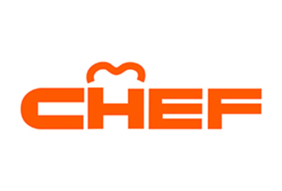 Chef logo representing trusted kitchen appliances and gas cooking solutions.
