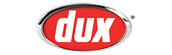 DUX logo representing trusted Australian hot water systems and gas appliances.