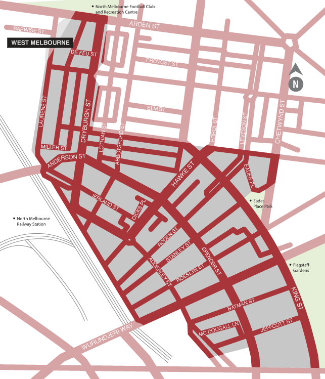 West Mel MRP map