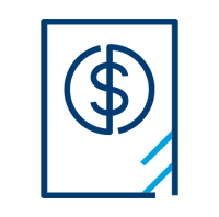 Bill breakdown icon