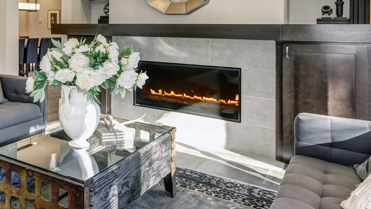 Most of fireplace